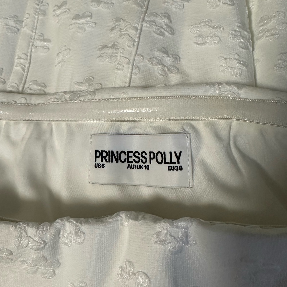 Princess Polly Bertrand White Strapless Mini Dress - Picture 12 of 12